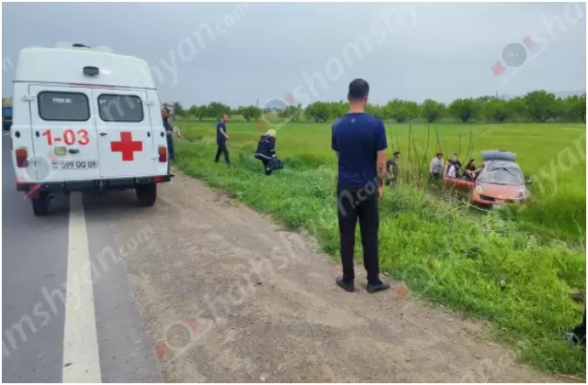 Արարատում բախվել են «Opel»-ը և «Nissan March»-ը. կա տուժած